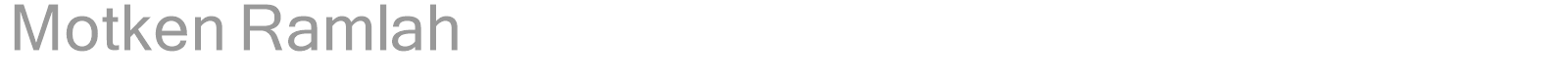 Motken Ramlah font preview